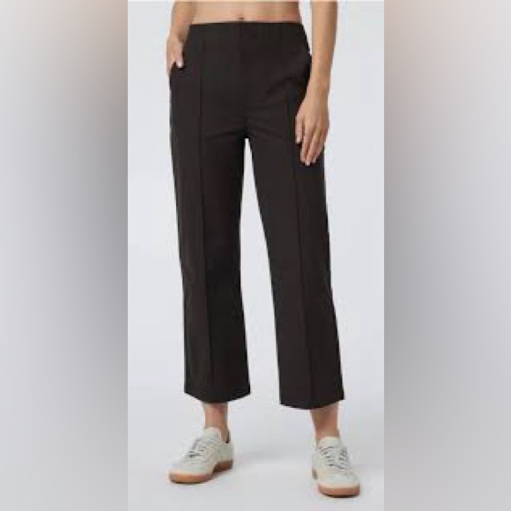Vouri Meta Crop Trouser- dark brown/black